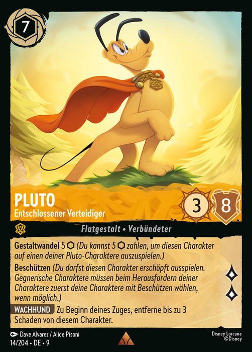 Pluto - Entschlossener Verteidiger 9FAB-014 Rare Deutsch