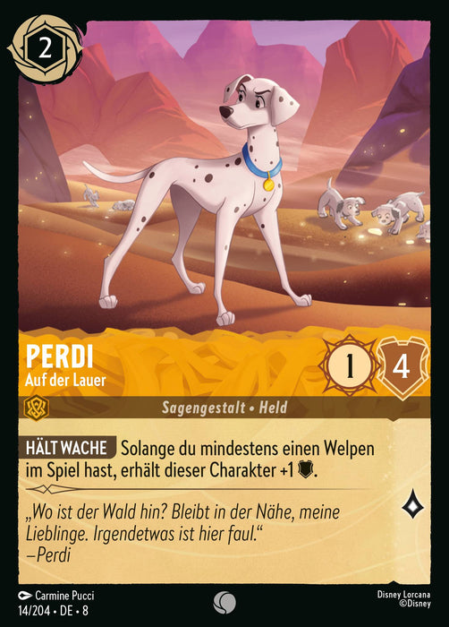 Perdi - Auf der Lauer 8JAF-014 Common Deutsch