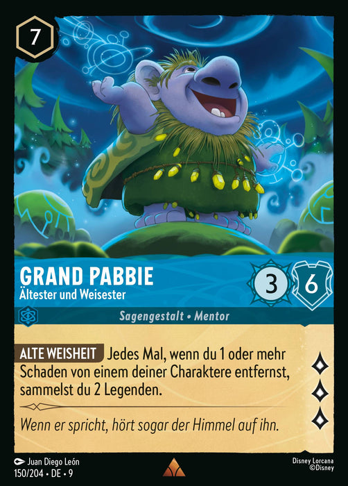 Grand Pabbie - Ältester und weisester 9FAB-150 Rare Deutsch