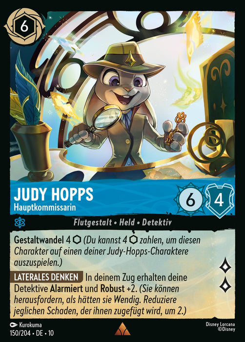 Judy Hopps - Hauptkommissarin (V.1) 10WHI-150 Rare Deutsch