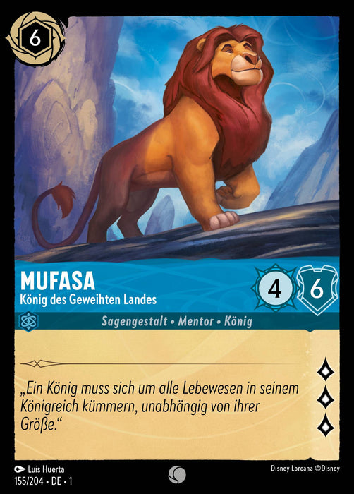Mufasa - König des Geweihten Landes 1TFC-155 Common Deutsch