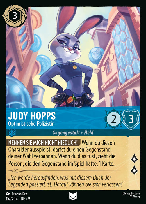 Judy Hopps - Optimistische Polizistin 9FAB-157 Uncommon Deutsch