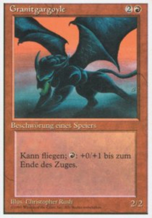 Granitgargoyle DTU- Rare Deutsch
