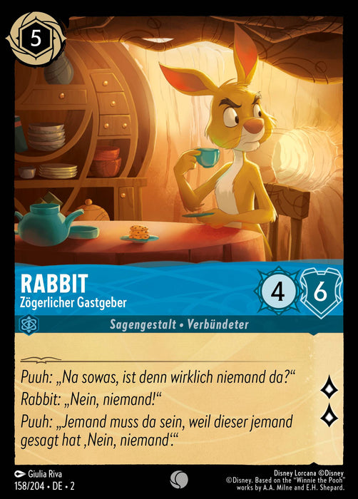 Rabbit - Zögerlicher Gastgeber 2ROF-158 Common Deutsch