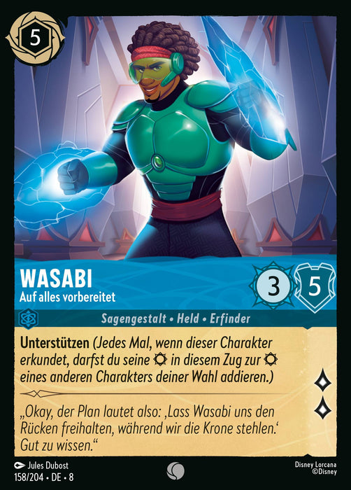 Wasabi - Auf alles vorbereitet 8JAF-158 Common Deutsch