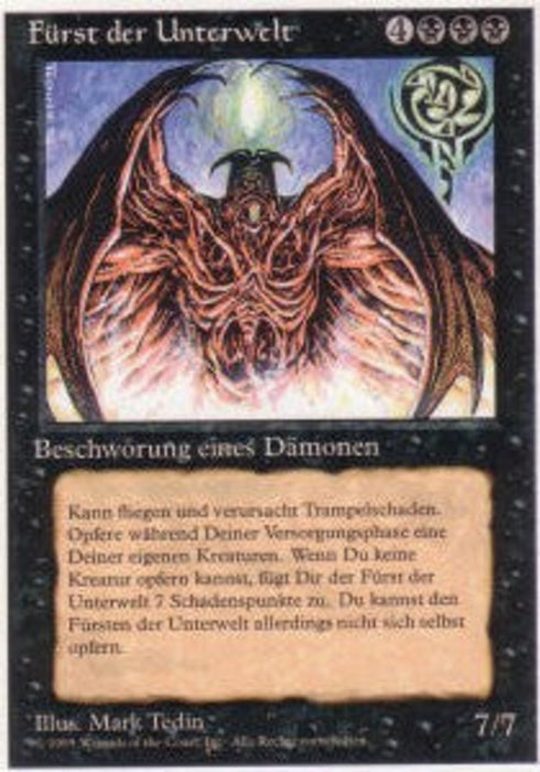 Fürst der Unterwelt DTU- Rare Deutsch