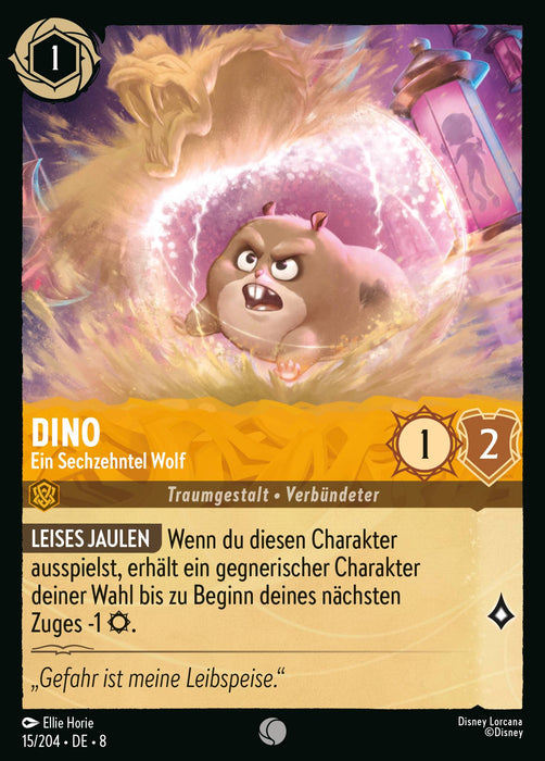 Dino - Ein Sechzehntel Wolf 8JAF-015 Common Deutsch