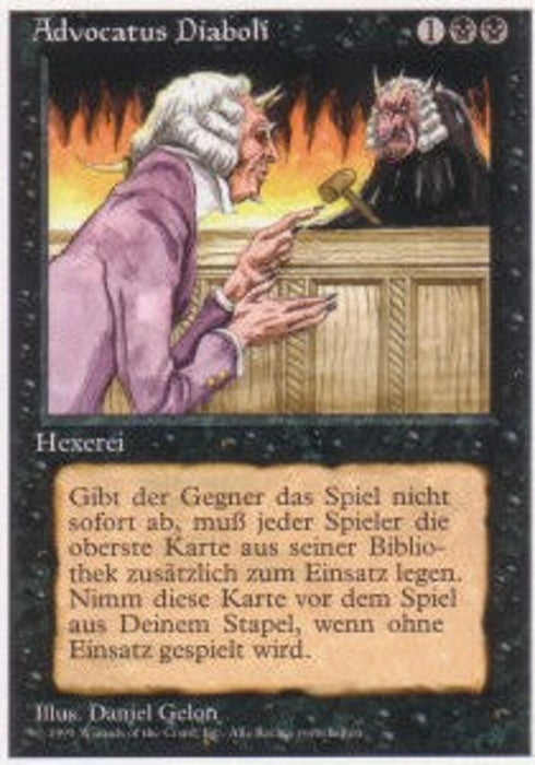 Advocatus Diaboli DTU- Rare Deutsch