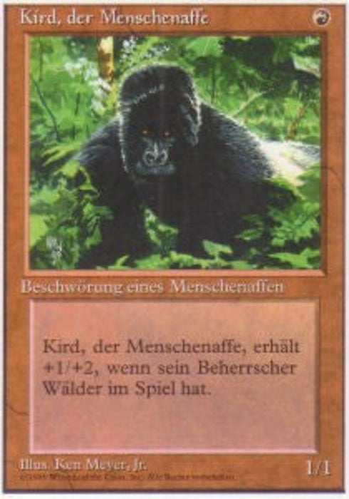 Kird der Menschenaffe DTU- Common Deutsch