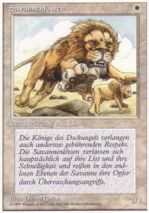Savannenlöwen DTU- Rare Deutsch