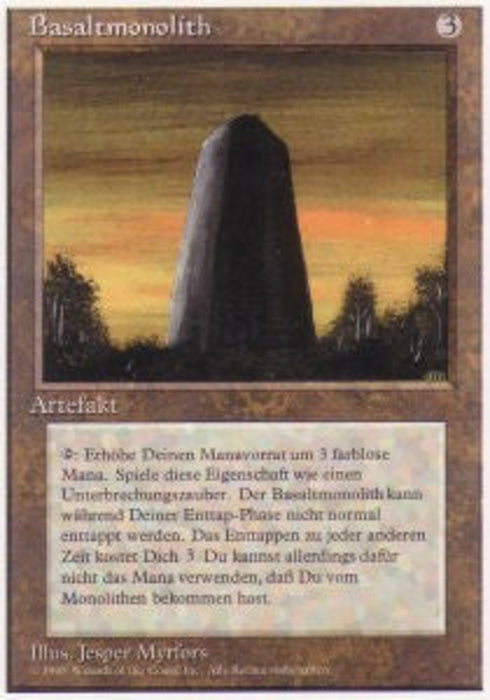 Basaltmonolith DTU- Uncommon Deutsch