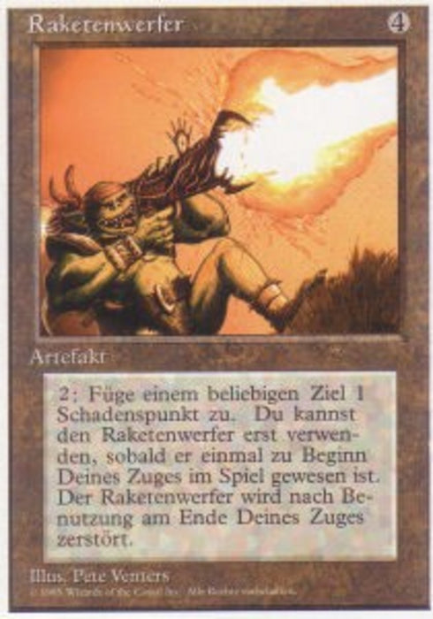 Raketenwerfer DTU- Rare Deutsch