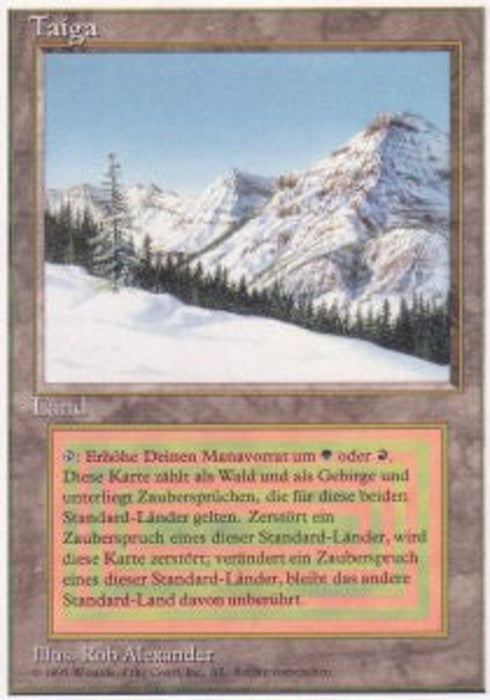 Taiga DTU- Rare Italienisch