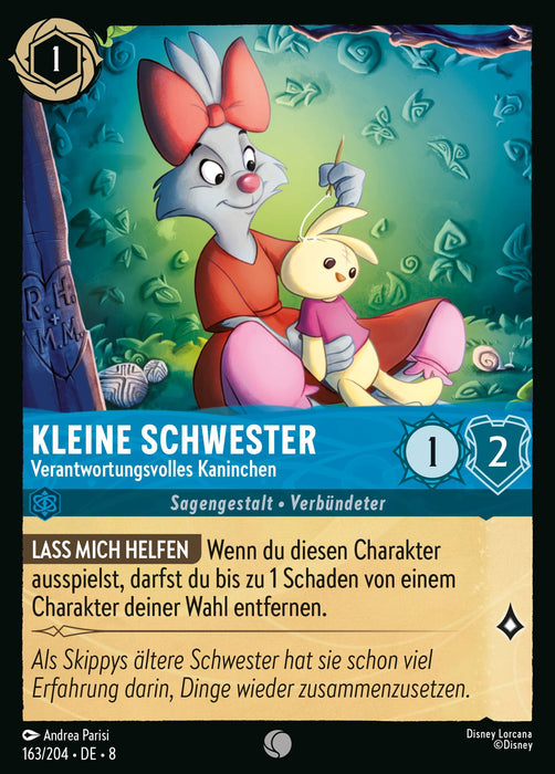 Kleine Schwester - Verantwortungsvolles Kaninchen 8JAF-163 Common Deutsch
