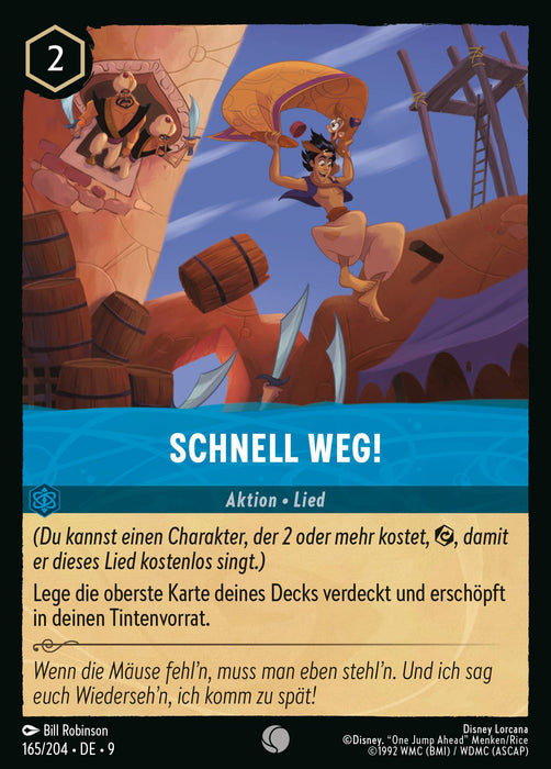 Schnell Weg! 9FAB-165 Common Deutsch