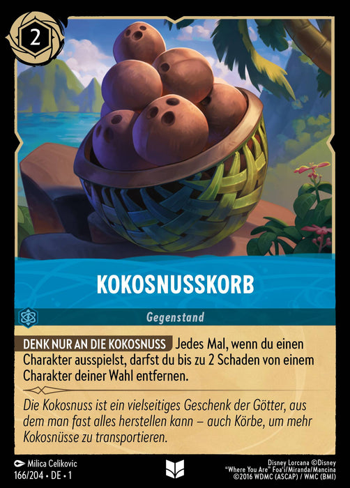 Kokosnusskorb 1TFC-166 Uncommon Deutsch