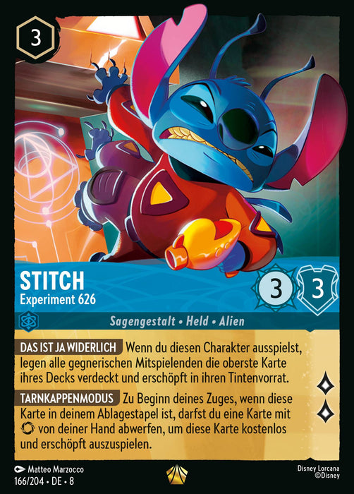 Stitch - Experiment 626 (V.1) 8JAF-166 Legendary Deutsch