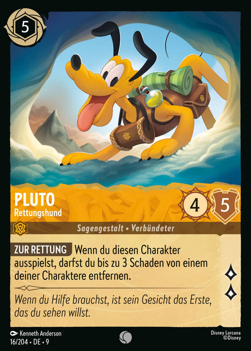 Pluto - Rettungshund 9FAB-016 Common Deutsch