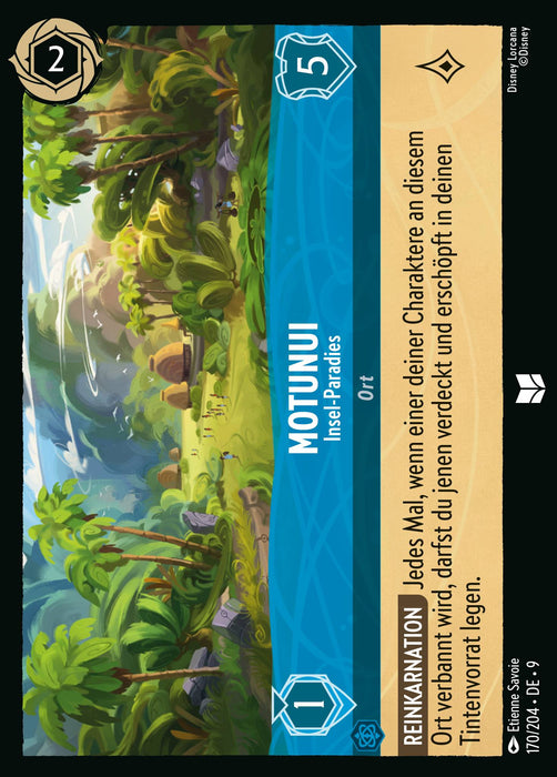 Motunui - Insel-Paradies 9FAB-170 Uncommon Deutsch