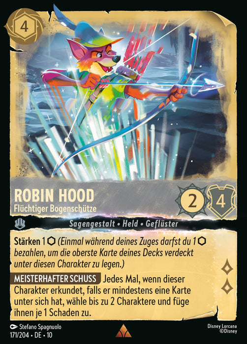 Robin Hood - Flüchtiger Bogenschütze (V.1) 10WHI-171 Rare Deutsch