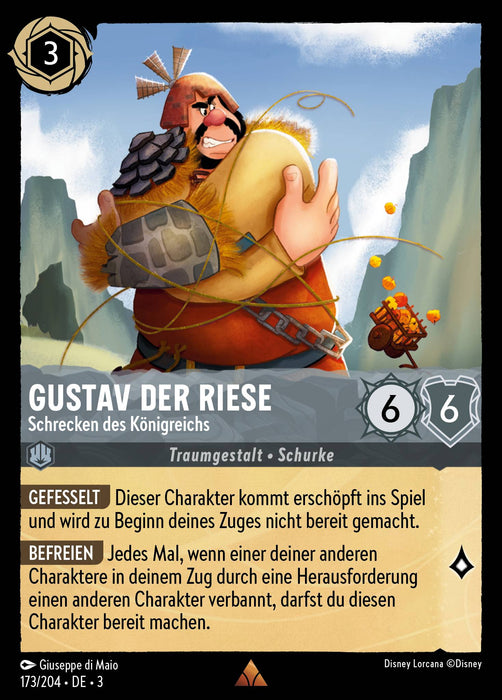Gustav der Riese - Schrecken des Königreichs 3INK-173 Rare Deutsch
