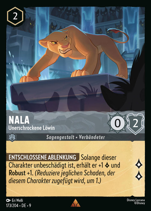 Nala - Unerschrockene Löwin 9FAB-173 Rare Deutsch
