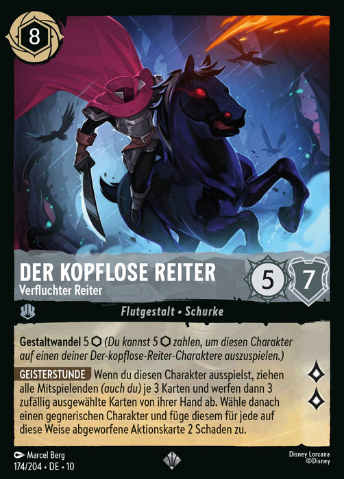 Der kopflose Reiter - Verfluchter Reiter 10WHI-174 Super Rare Deutsch
