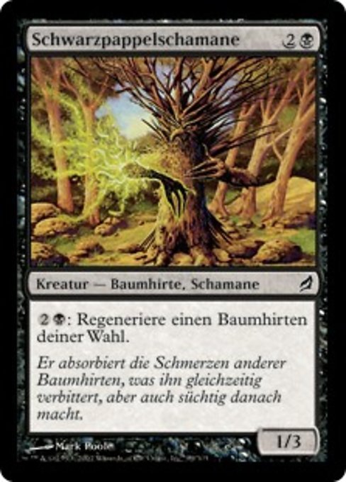 Schwarzpappelschamane LRW-99 Common Deutsch