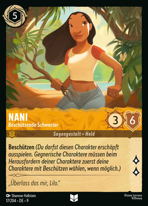 Nani - Beschützende Schwester 9FAB-017 Uncommon Deutsch