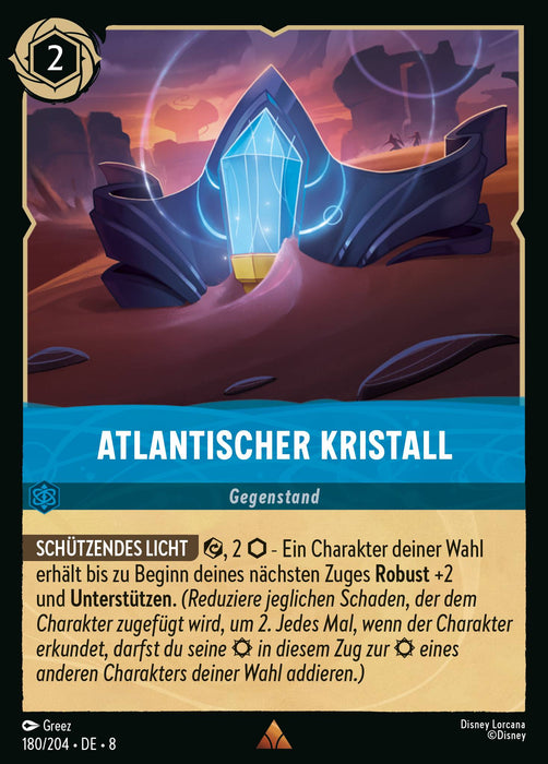 Atlantischer Kristall 8JAF-180 Rare Deutsch