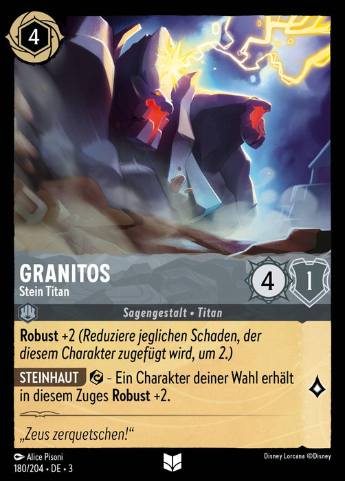 Granitos - Stein Titan 3INK-180 Uncommon Deutsch