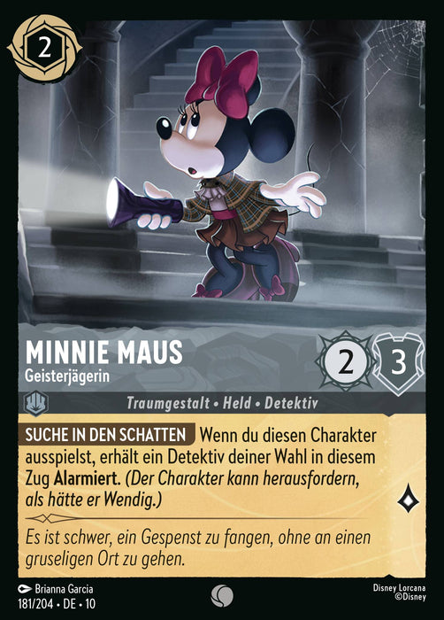 Minnie Maus - Geisterjägerin (V.1) 10WHI-181 Common Deutsch