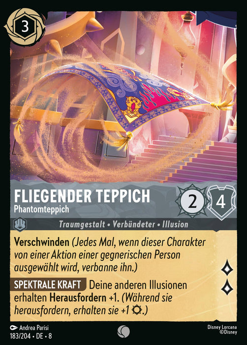 Fliegender Teppich - Phantomteppich 8JAF-183 Common Deutsch