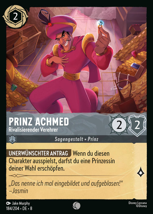 Prinz Achmed - Rivalisierender Verehrer 8JAF-184 Common Deutsch