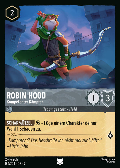 Robin Hood - Kompetenter Kämpfer (V.1) 9FAB-184 Uncommon Deutsch