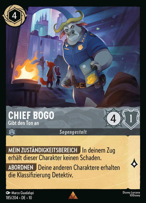 Chief Bogo - Gibt den Ton an 10WHI-185 Rare Deutsch