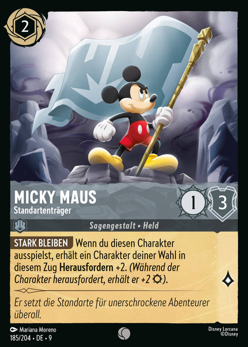 Micky Maus - Standartenträger (V.1) 9FAB-185 Common Deutsch