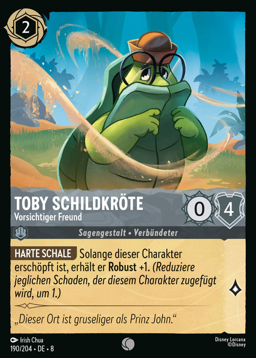 Toby Schildkröte - Vorsichtiger Freund 8JAF-190 Common Deutsch
