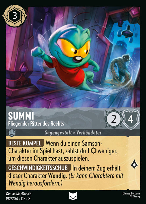 Summi - Fliegender Ritter des Rechts 8JAF-192 Uncommon Deutsch