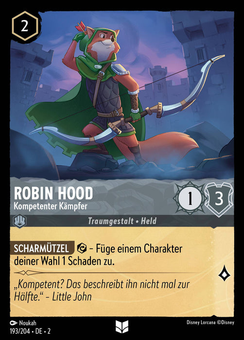 Robin Hood - Kompetenter Kämpfer 2ROF-193 Uncommon Deutsch