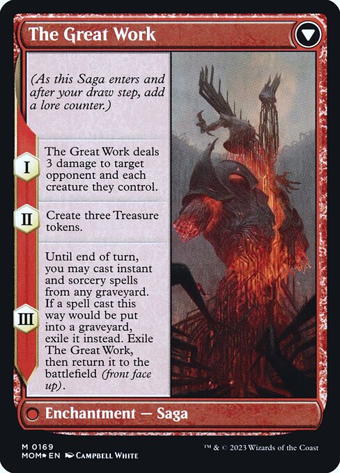 Urabrask // The Great Work - Back Face