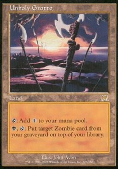 Unholy Grotto ONS-327 Rare Französisch