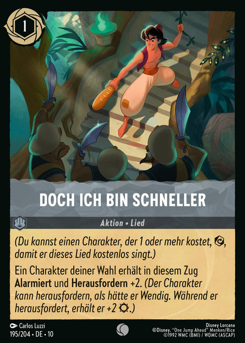 Doch ich bin schneller 10WHI-195 Common Deutsch