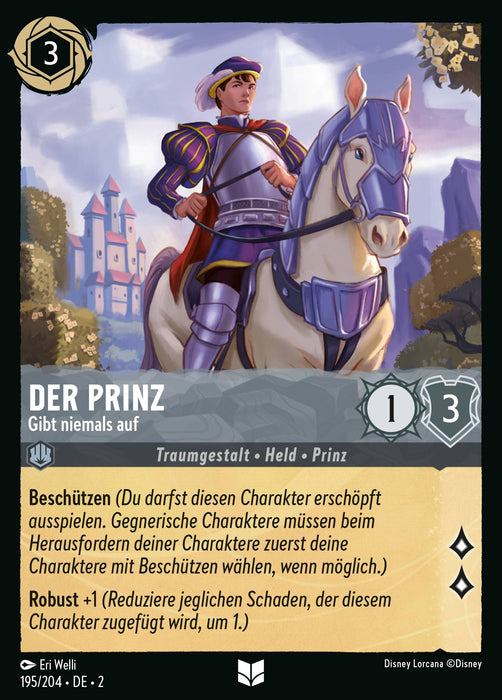 Der Prinz - Gibt niemals auf 2ROF-195 Uncommon Deutsch