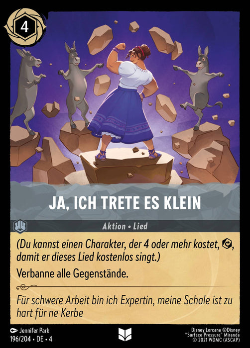 Ja, Ich Trete Es Klein 4URS-196 Uncommon Deutsch
