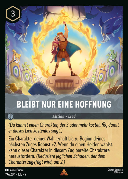 Bleibt Nur Eine Hoffnung (V.1) 9FAB-197 Rare Deutsch