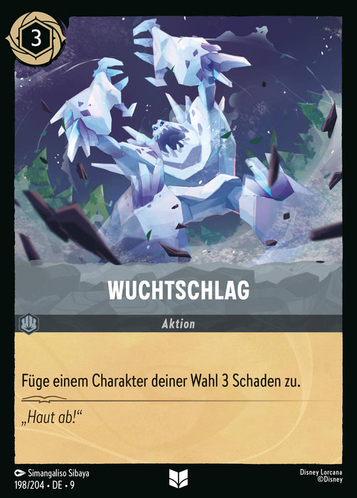 Wuchtschlag 9FAB-198 Uncommon Deutsch