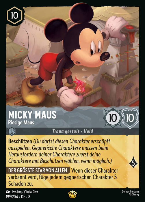 Micky Maus - Riesige Maus 8JAF-199 Legendary Deutsch