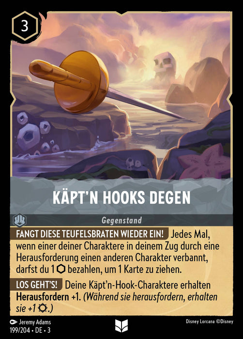 Käpt'n Hooks Degen 3INK-199 Uncommon Deutsch