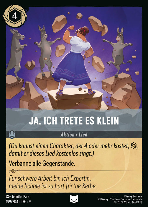 Ja, Ich Trete Es Klein 9FAB-199 Uncommon Deutsch
